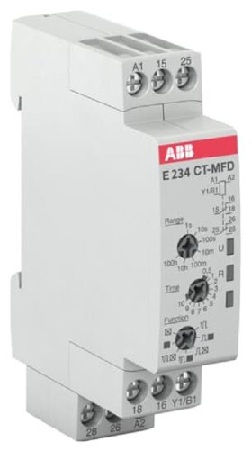 Реле времени на DIN-рейку ABB CT-MFD 7 временных диапазонов 0,05-100ч 12-240В картинка